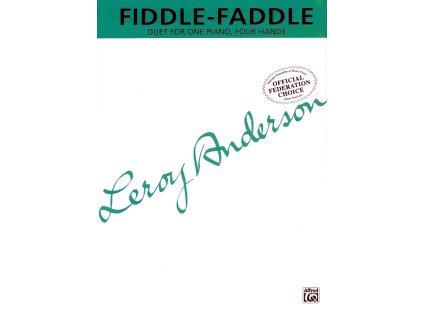 25834 fiddle faddle by leroy anderson 1 piano 4 hands