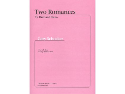 5695 gary schocker two romances for flute and piano pricna fletna a klavir