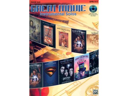 20743 great movie instrumental solos cd tenorovy saxofon