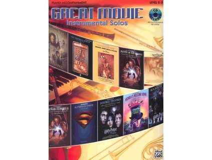 20740 great movie instrumental solos cd klavirni doprovod
