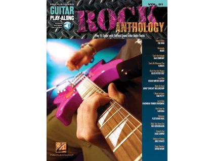 11044 guitar play along 81 rock anthology 2x cd