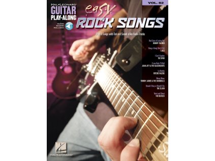 6259 guitar play along 82 easy rock songs audio online