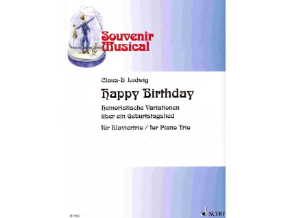22909 happy birthday humorous variations for piano trio housle violoncello piano