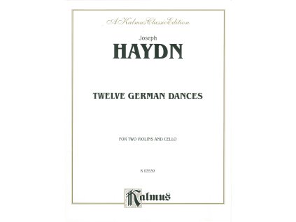 16645 haydn twelve german dances dvoje housle a violoncello