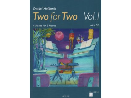 17239 hellbach two for two 1 cd 2 klaviry 4 ruce