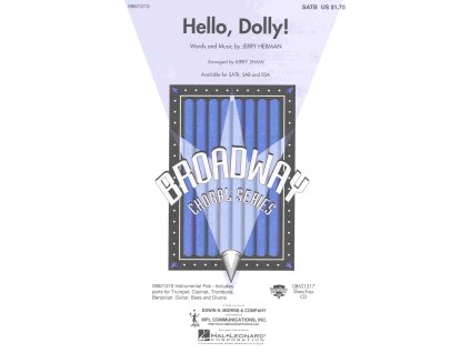 28303 hello dolly satb a klavir akordy