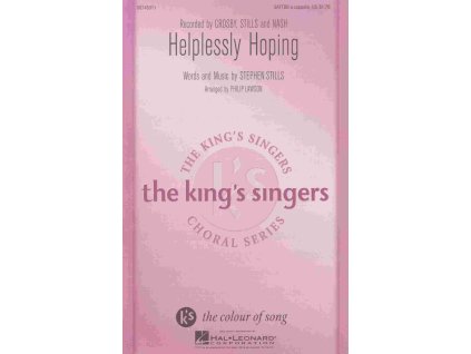 19255 helplessly hoping sattbb a cappella