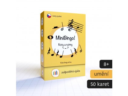 15865 hraci karty minibingo noty a rytmy
