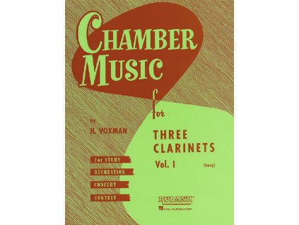 2515 chamber music for three clarinets 1 easy snadne skladby pro tri klarinety