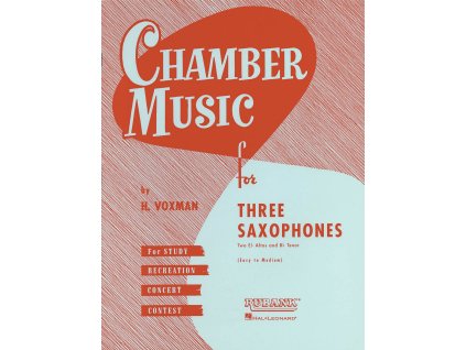 2518 chamber music for three saxophones aat tria pro saxofon
