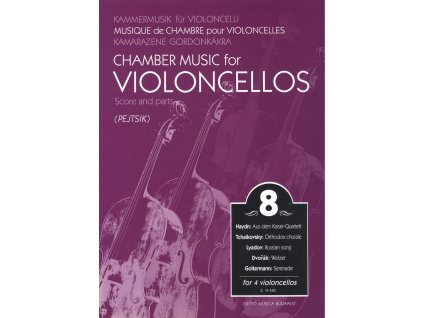11017 chamber music for violoncellos 8 5 skladeb pro 4 violoncella