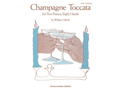 2314 champagne toccata by william gillock 2 pianos 8 hands