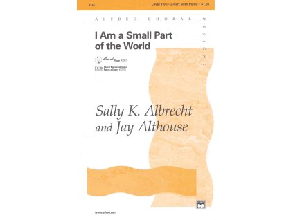 29566 i am a small part of the world 2 part piano