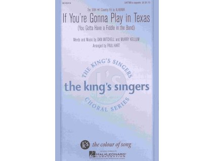 19405 if you apos re gonna play in texas sattbb a cappella