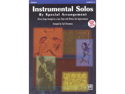 4183 instrumental solos by jazz style arrangement cd klarinet