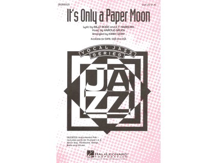 28837 it apos s only a paper moon ssa piano chords