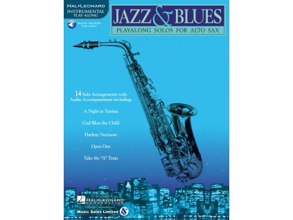 2089 jazz blues play along cd altovy saxofon