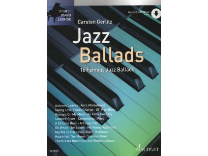 25411 jazz ballads audio online solo klavir