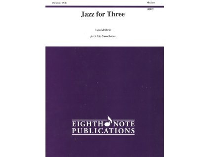 11320 jazz for three 10 skladeb pro 3 saxofony aaa