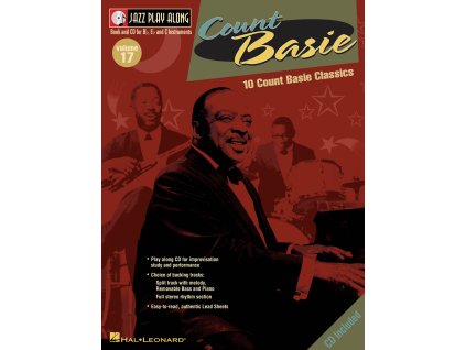 21718 jazz play along 17 count basie cd