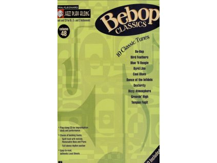 490 jazz play along 48 bebop classsics cd