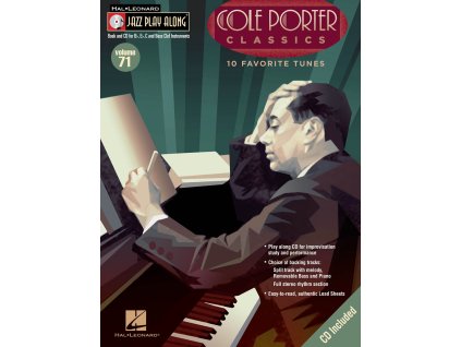 22876 jazz play along 71 cole porter classics cd