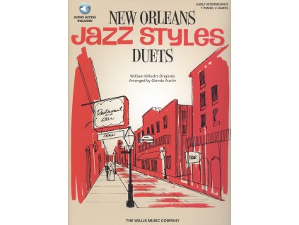27019 jazz styles new orleans piano duets red audio online 1 klavir 4 ruce