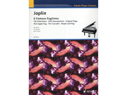 21370 joplin 6 ragtimes sest ragtimu pro klavir