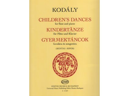 12583 kodaly children s dances osm skladeb pro pricnou fletnu a klavir