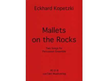 18052 kopetzki mallets on the rocks dve skladby pro soubor bicich nastroju 6 hracu