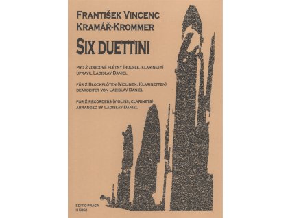 13171 kramar krommer six duettini dve zobcove fletny housle klarinety