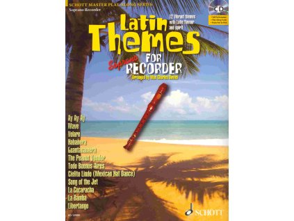 25930 latin themes cd sopranova zobcova fletna a klavir