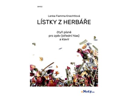 15850 listky z herbare zpev a klavir