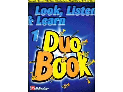 25447 look listen learn 1 duo book for trumpet tumpeta