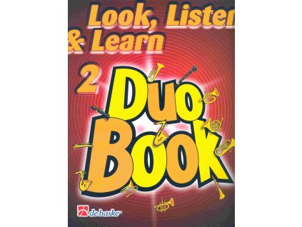 20167 look listen learn 2 duo book flute pricna fletna
