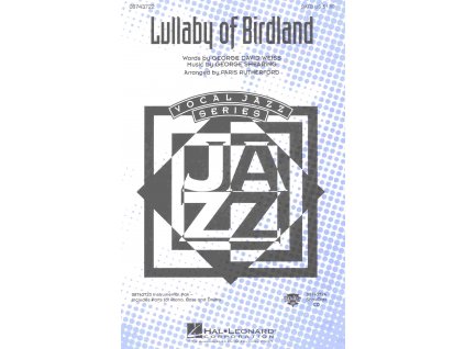 18637 lullaby of birdland satb a klavir akordy