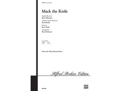 5359 mack the knife sab a klavir akordy