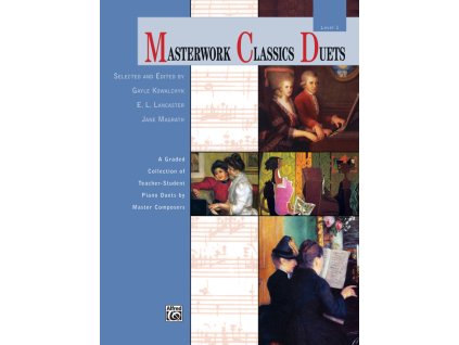 17398 masterwork classics duets 1 1 klavir 4 ruce zak a ucitel