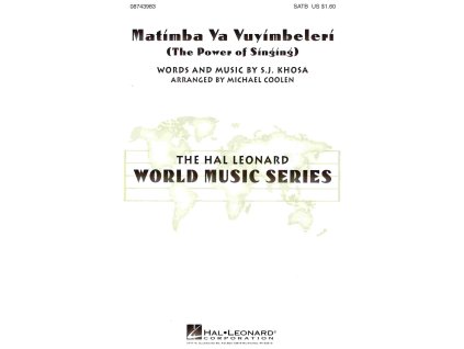 5392 matimba ya vuyimbeleri the power of singing satb a cappella