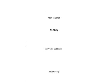 10831 mercy by max richter housle a klavir