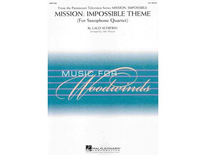 25933 mission impossible theme for sax quartet aatb