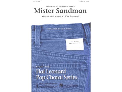 5425 mister sandman satb