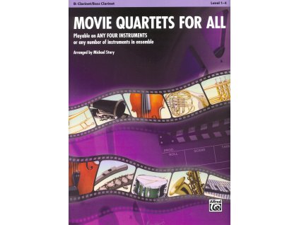 697 movie quartets for all klarinet