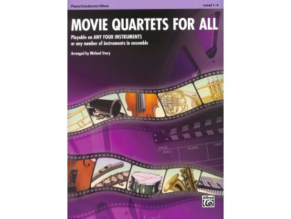 703 movie quartets for all klavir hoboj