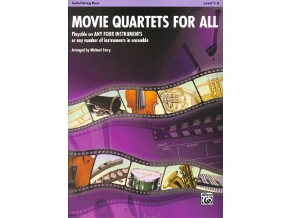 694 movie quartets for all violoncello