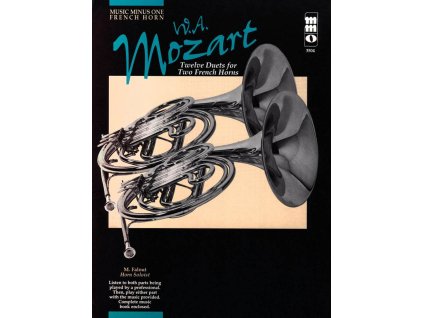 29527 mozart 12 pieces for two french horns 12 skladeb pro dva lesni rohy cd
