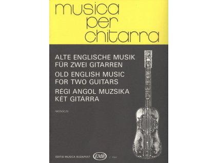 8455 musica per chitarra old english music for two guitars dve kytary