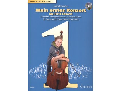 10885 my first concert cd jednoduche prednesove skladby pro kontrabas a klavir