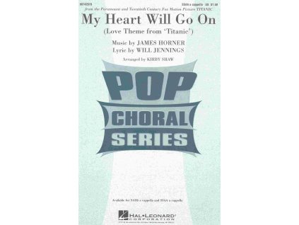 7048 my heart will go on ssaa a cappella