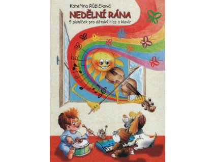 16363 nedelni rana pet pisnicek pro detsky sbor solo a klavir